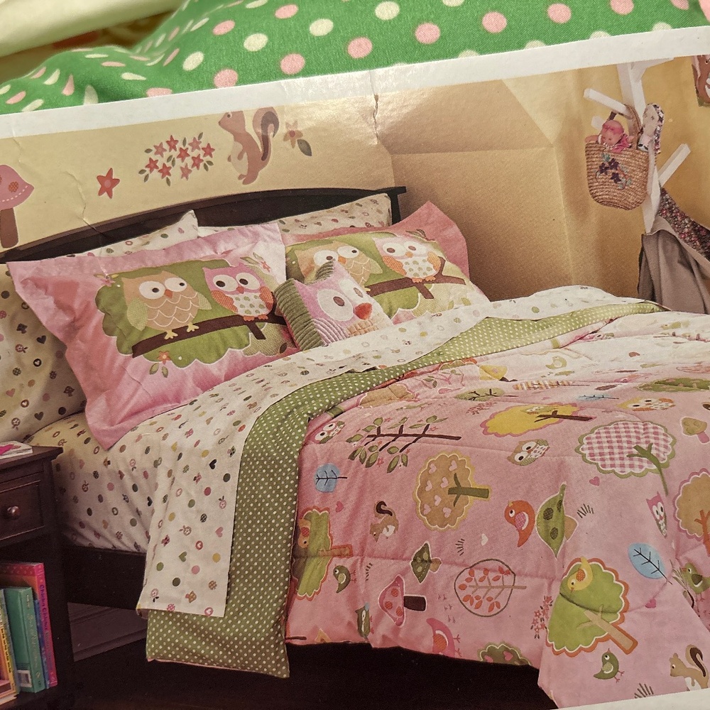 🌸 🦉 CIRCO Love n’ Nature 7 piece bed set (full/double)